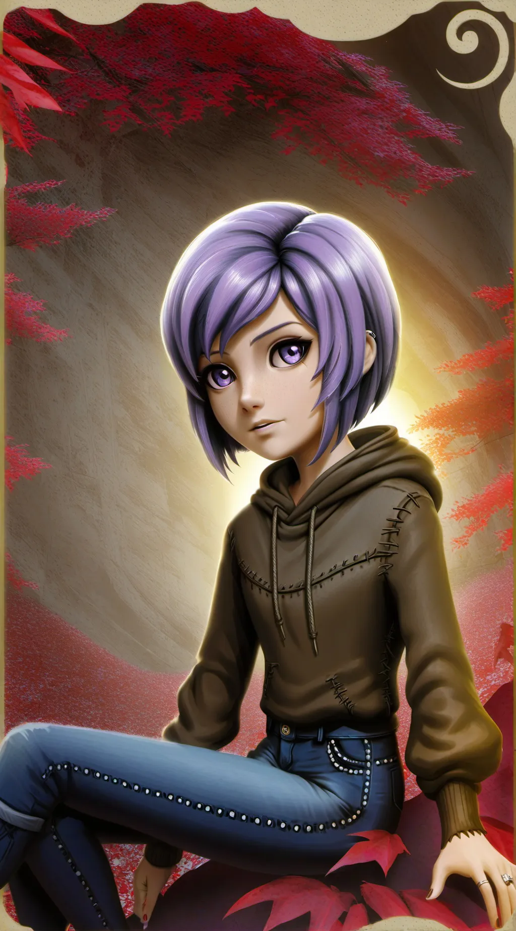 ai character: vermeil background