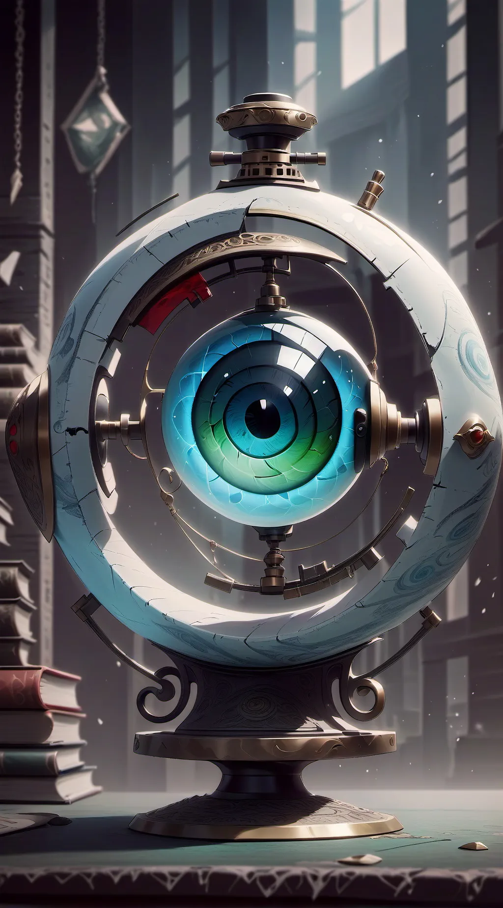 ai character: 12:59 background