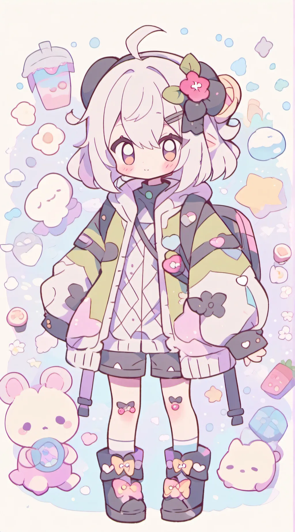 ai character: mha background