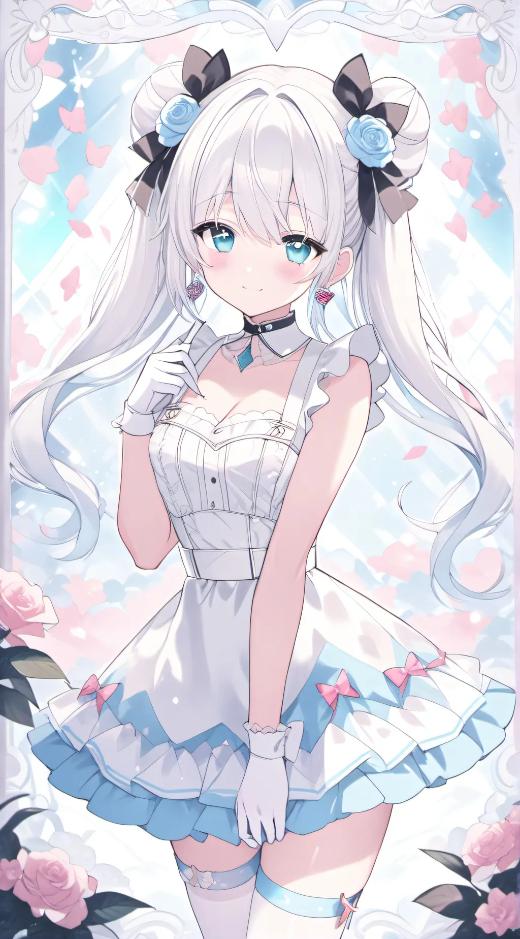 ai character: Rose background