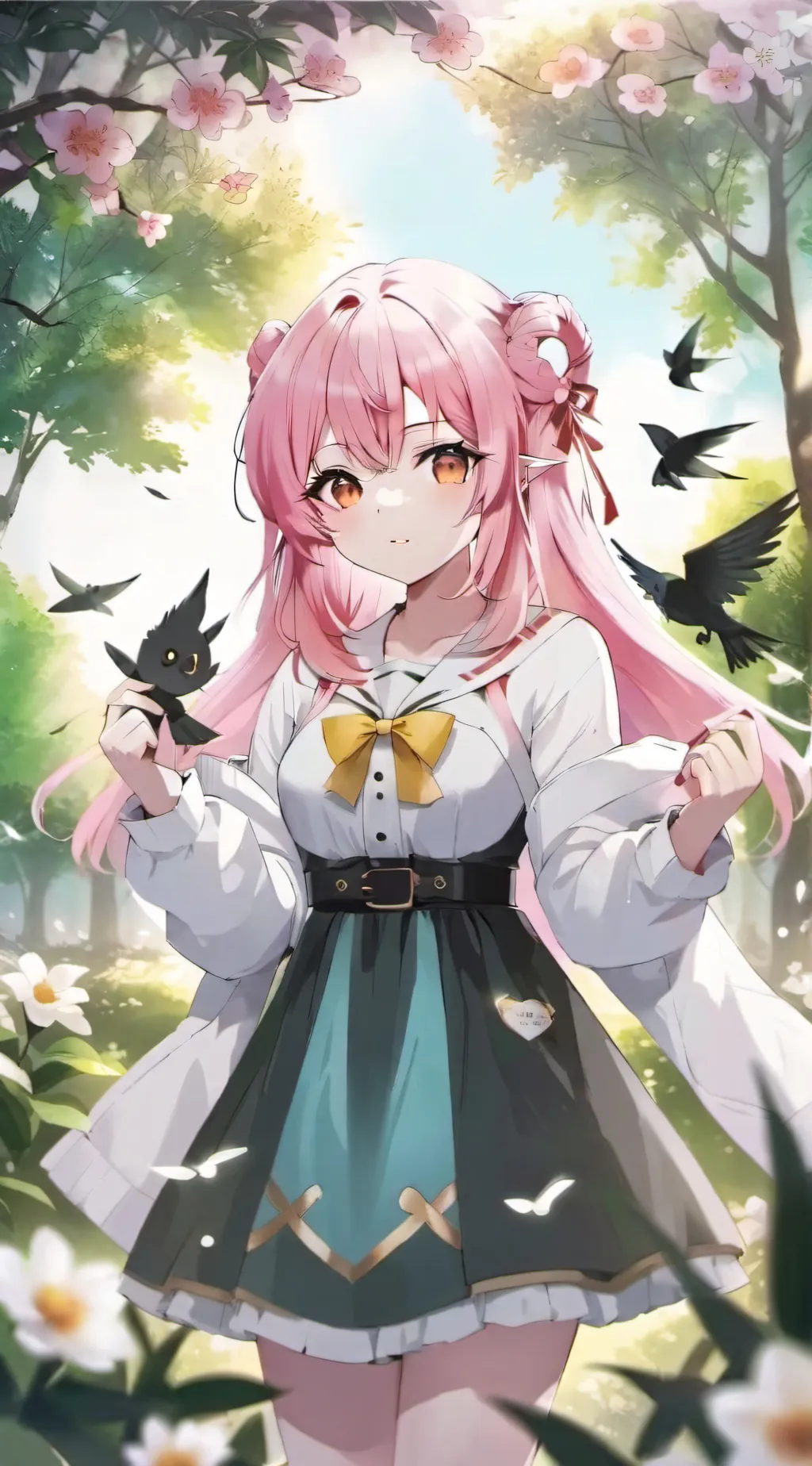 ai character: Mha x Lily(you) background