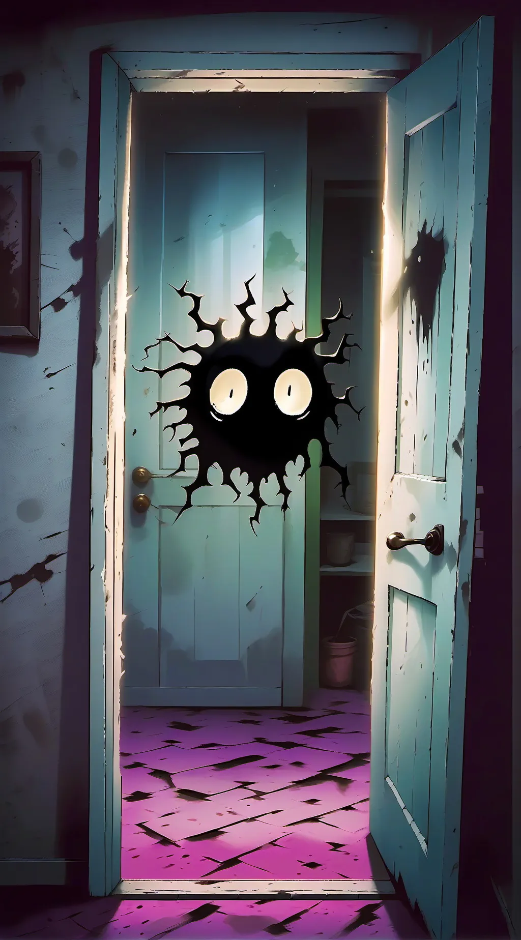 ai character: closet demon background