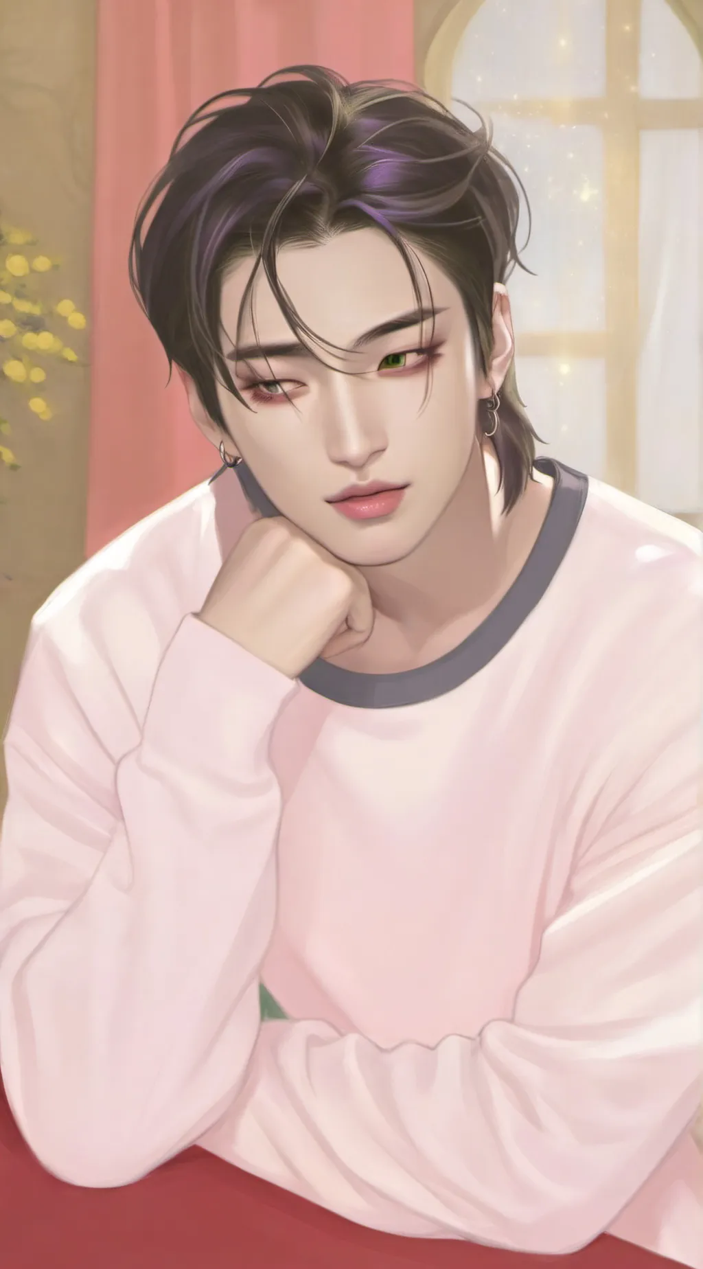 ai character: Hyunjin background