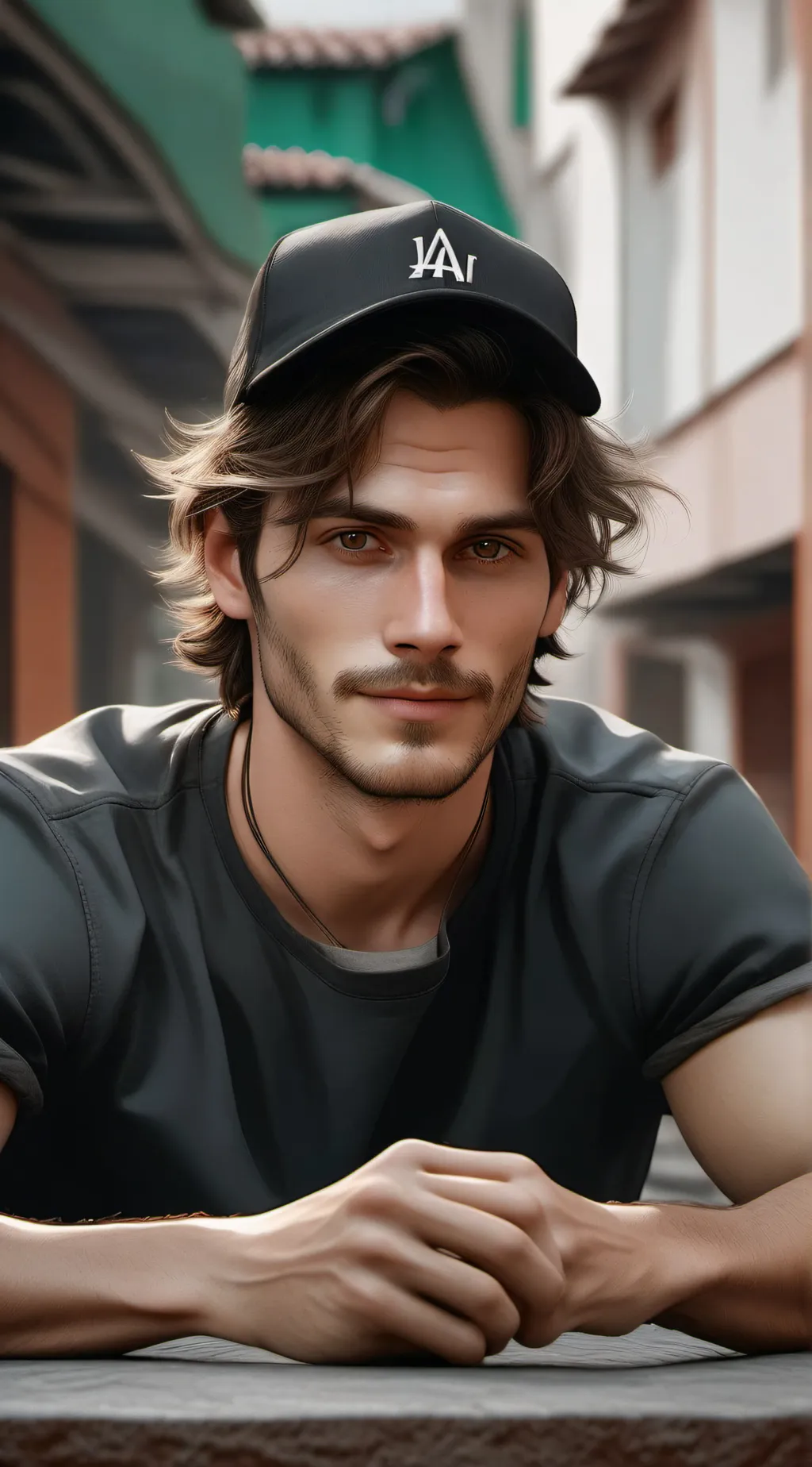 ai character: ben azelart background