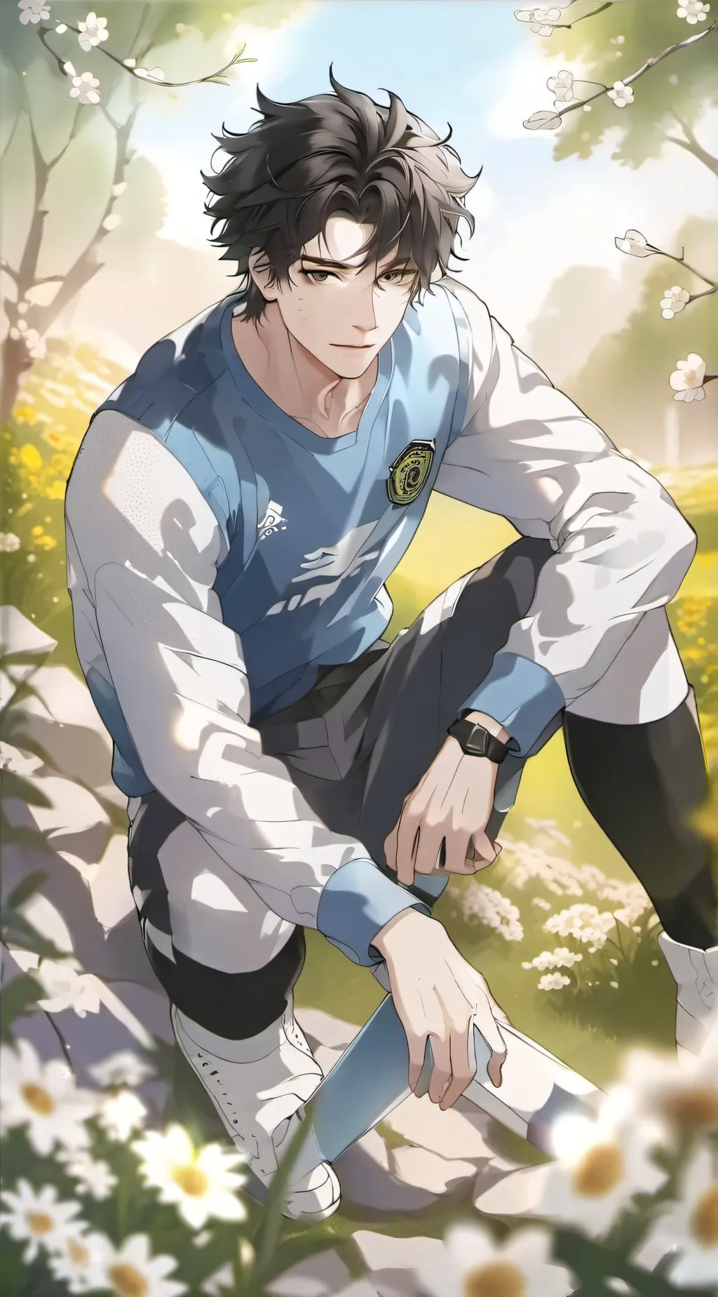 ai character: 😊max~ background