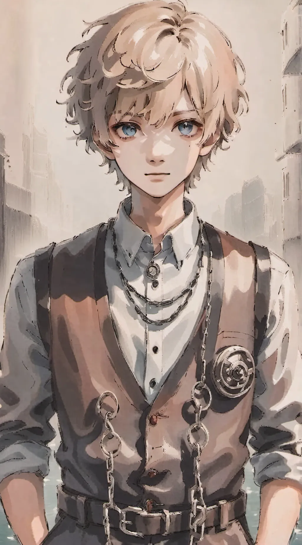 ai character: Leo background