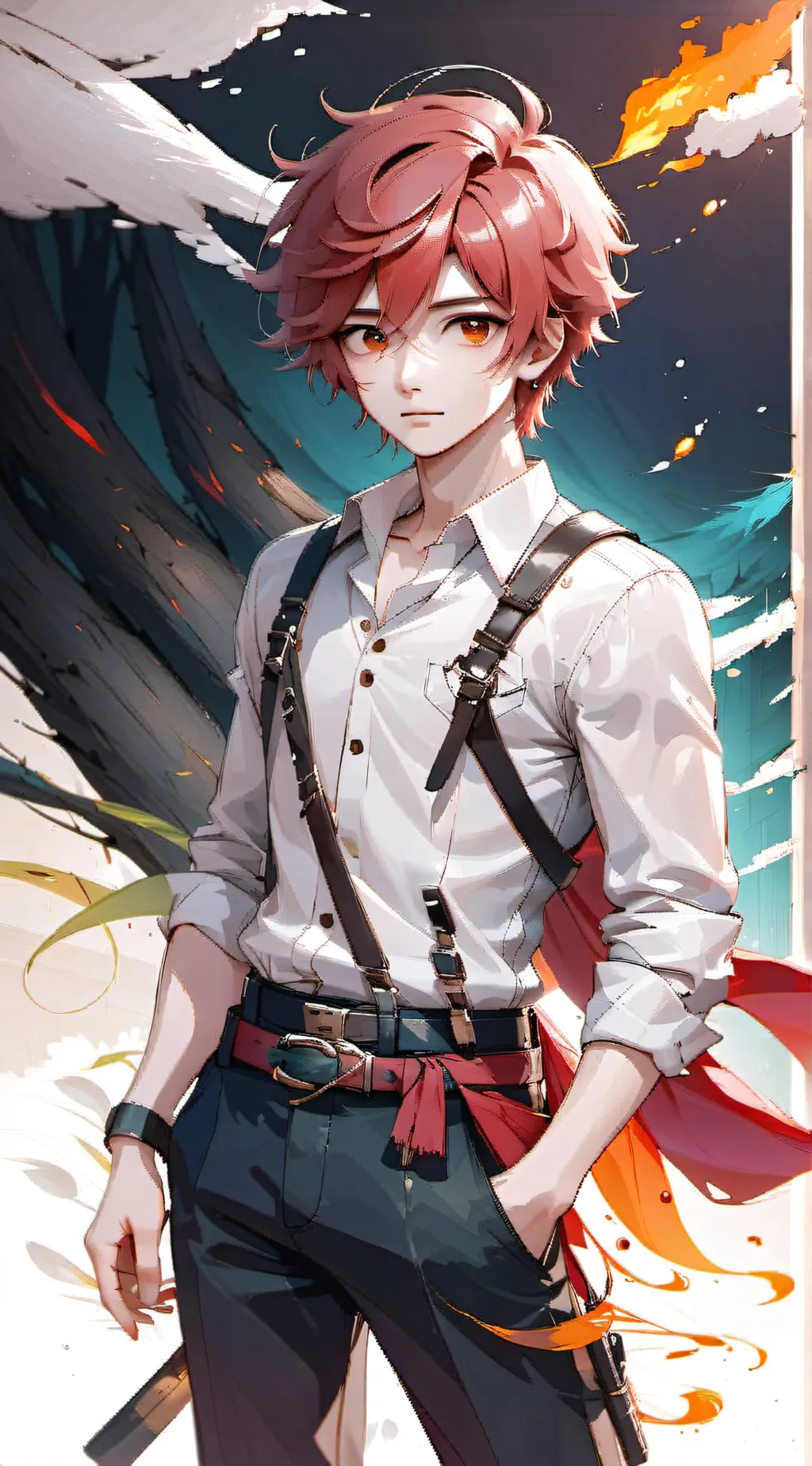 ai character: Hhh background