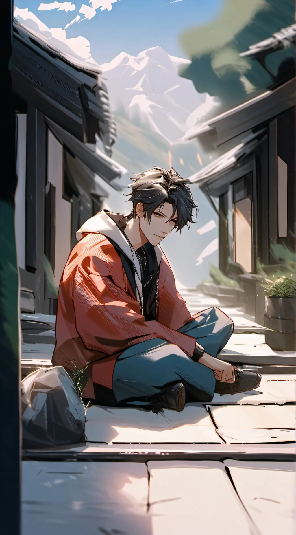 ai character: Nicole  background