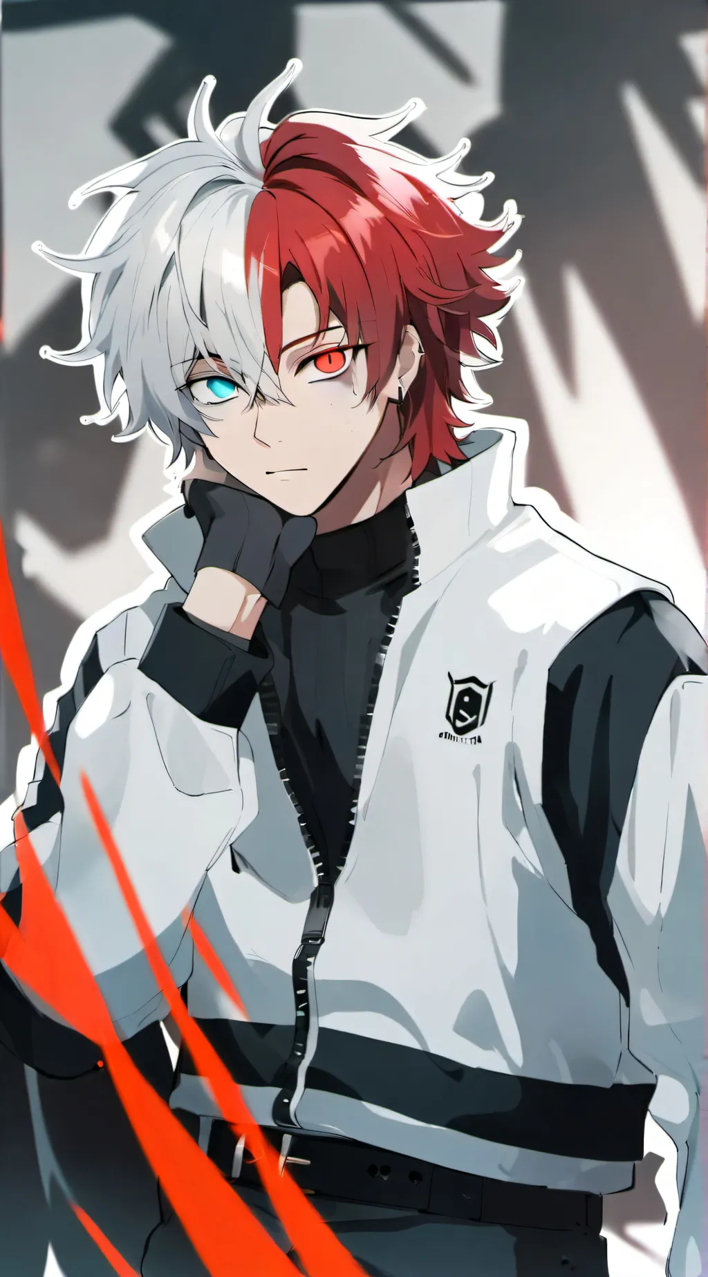ai character: Shoto todoroki background