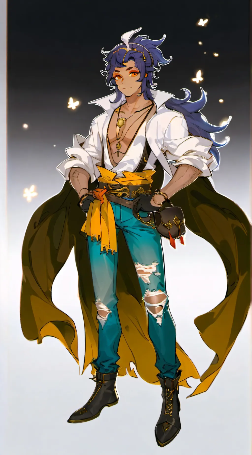 ai character: Captain Wally  background