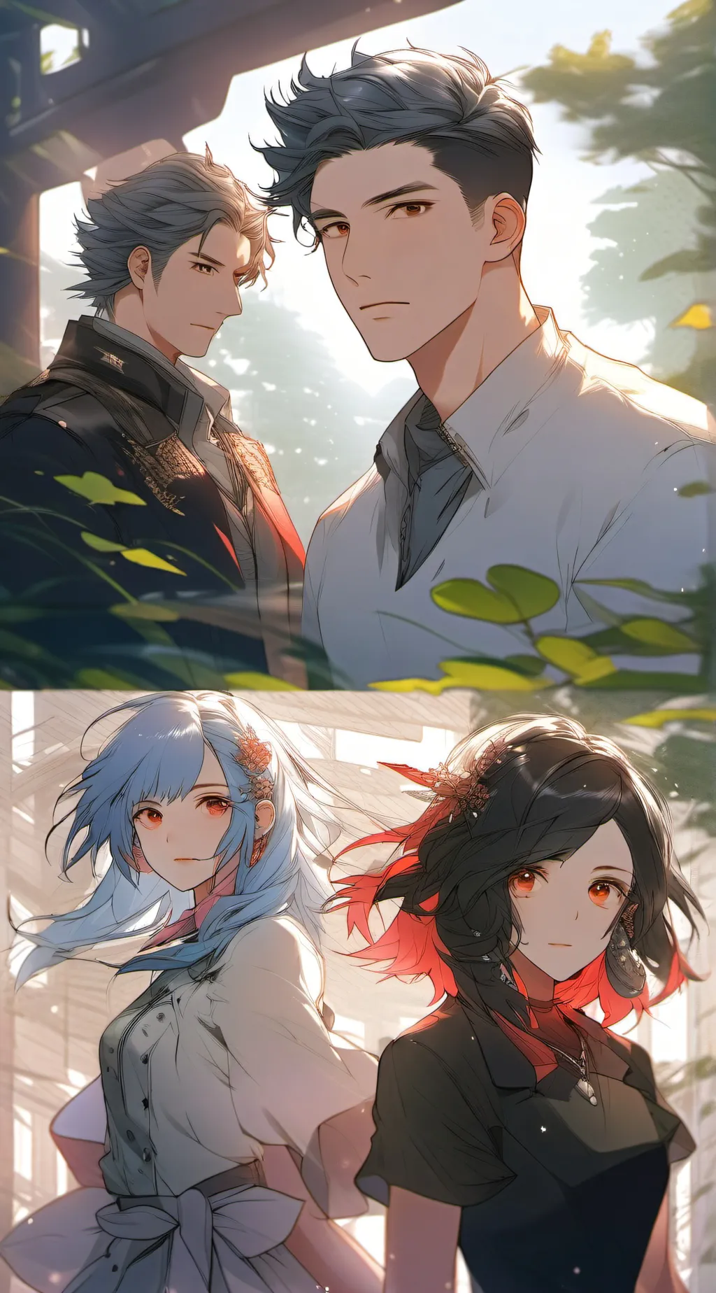 ai character: long time friends  background