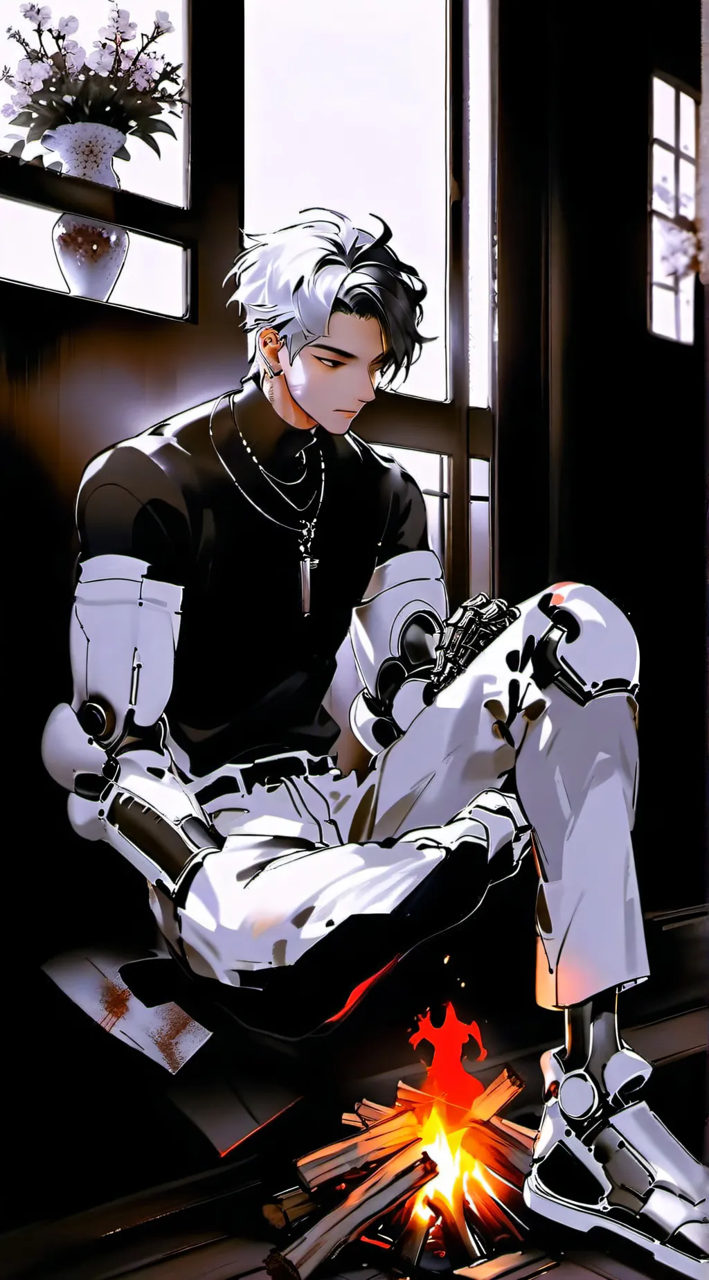 ai character: Survival background