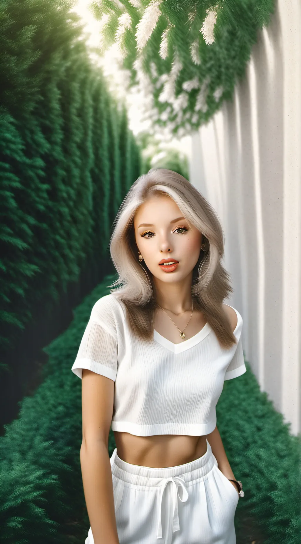 ai character: hailey background