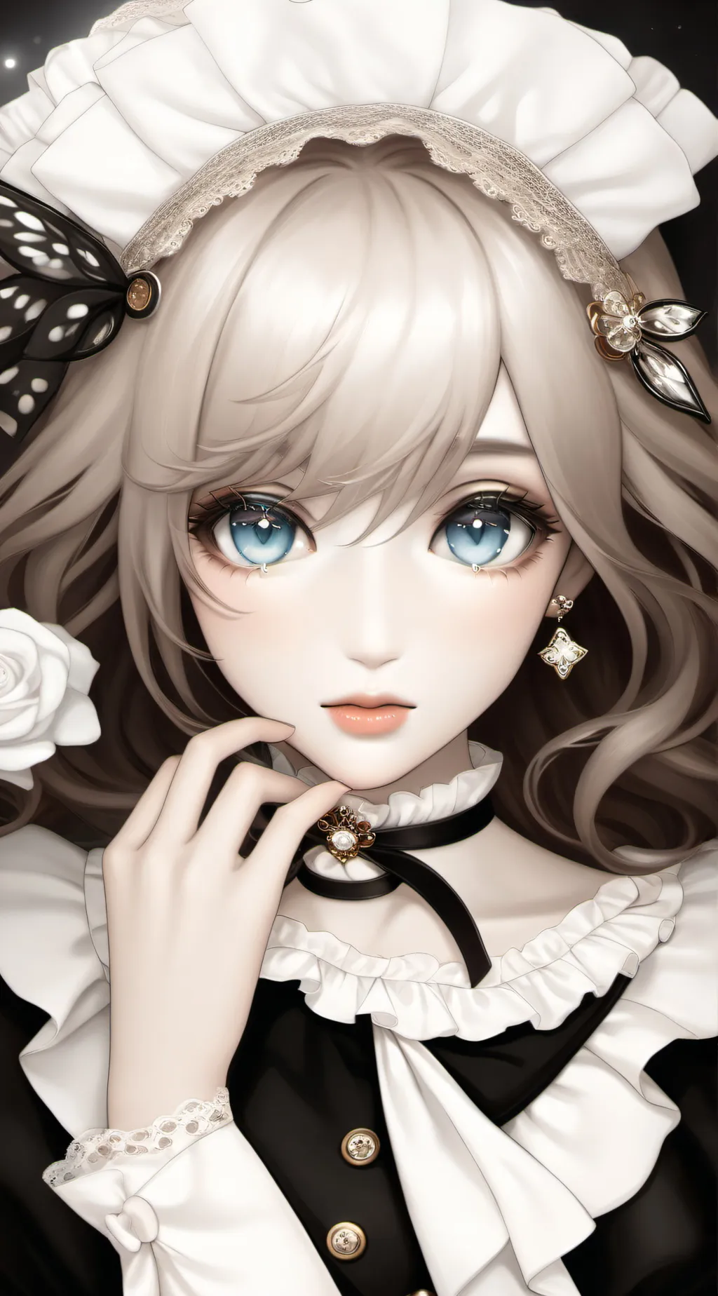 ai character: falice in wonderla background