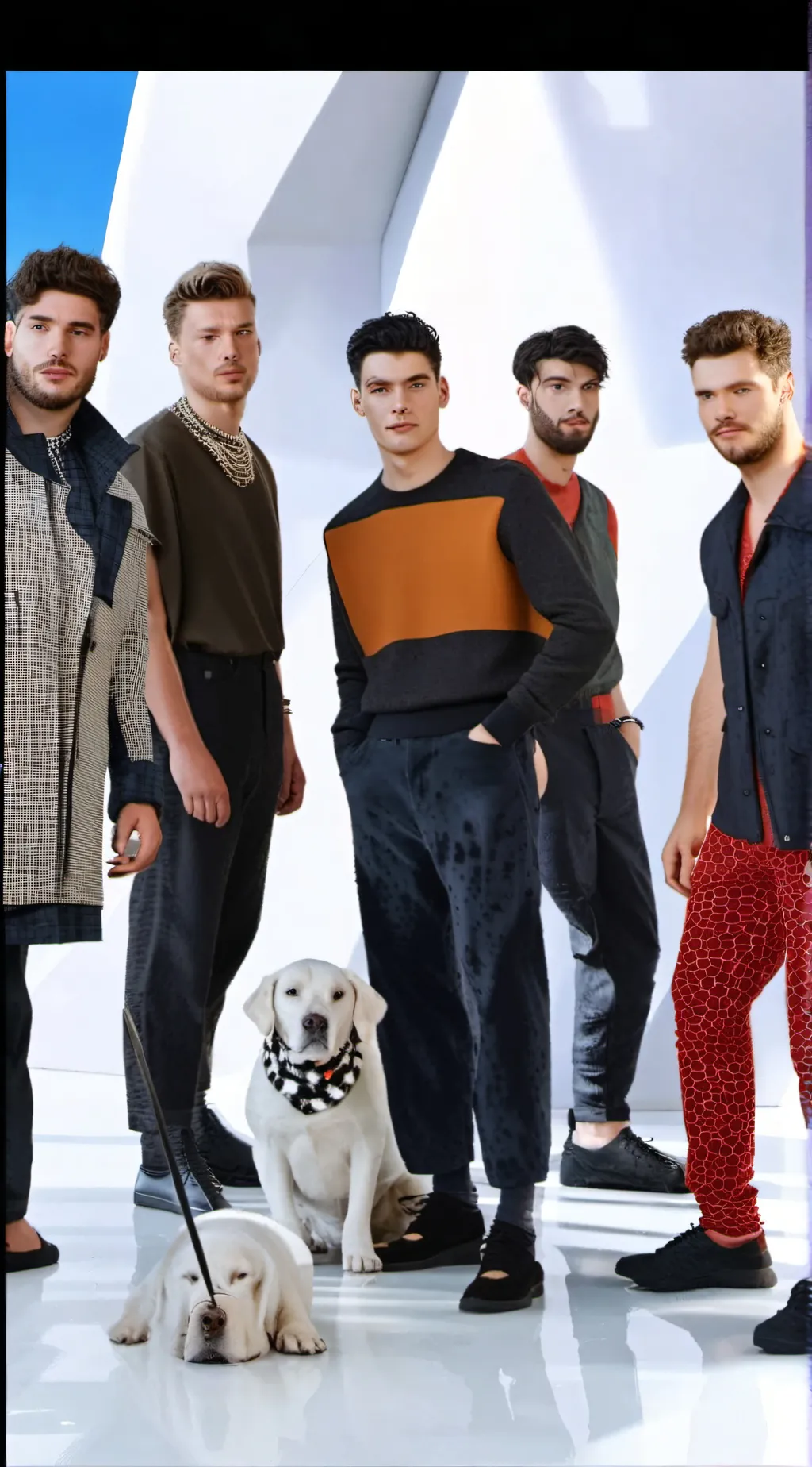 ai character: Elevator boyzzz background