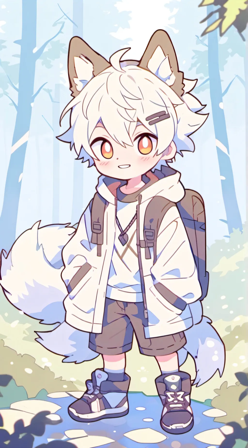 ai character: Lucas and You background