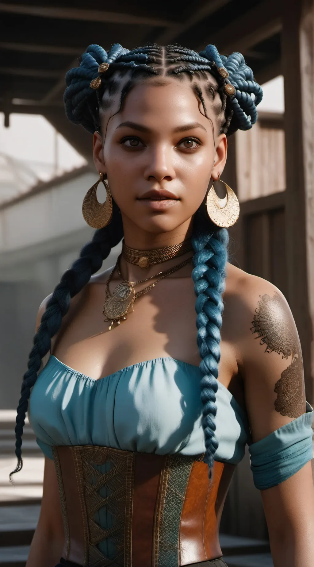 ai character: Uliana(descendant4 background