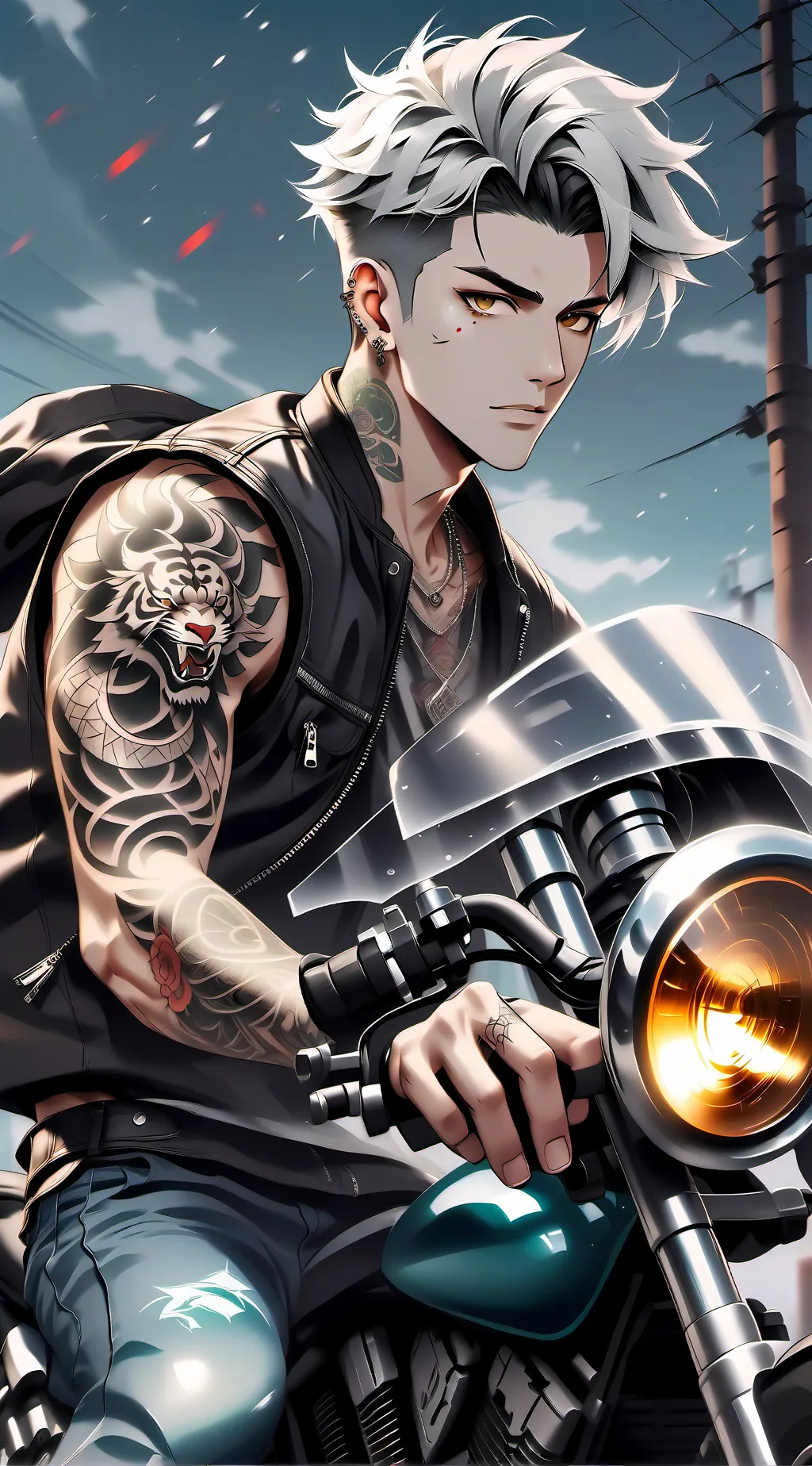 ai character: August background