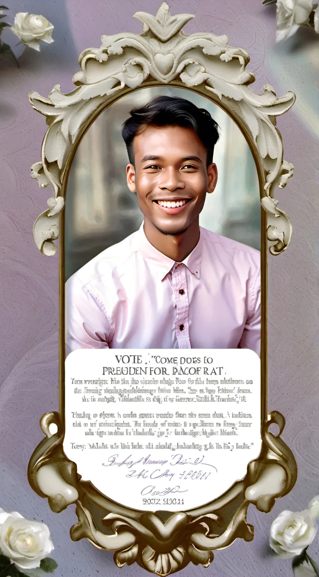 ai character: Donald Trump  background