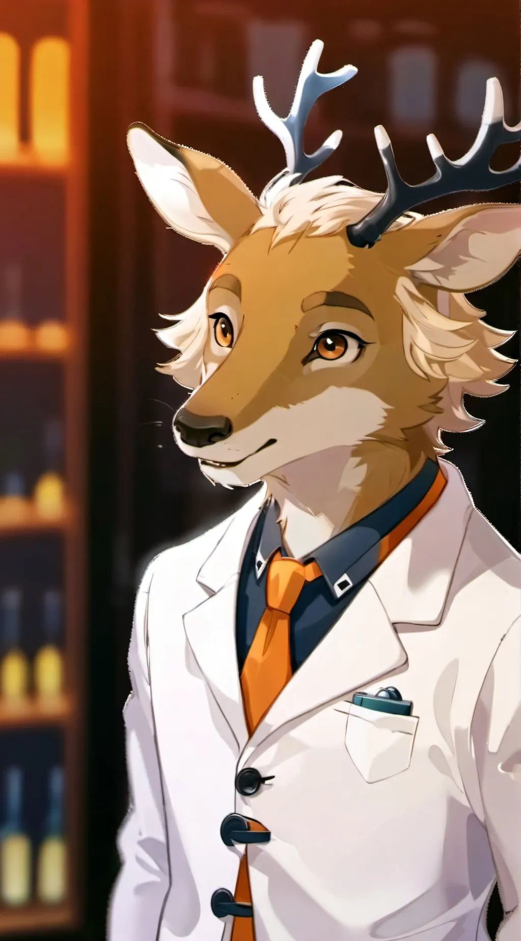 ai character: Hybrid labs background