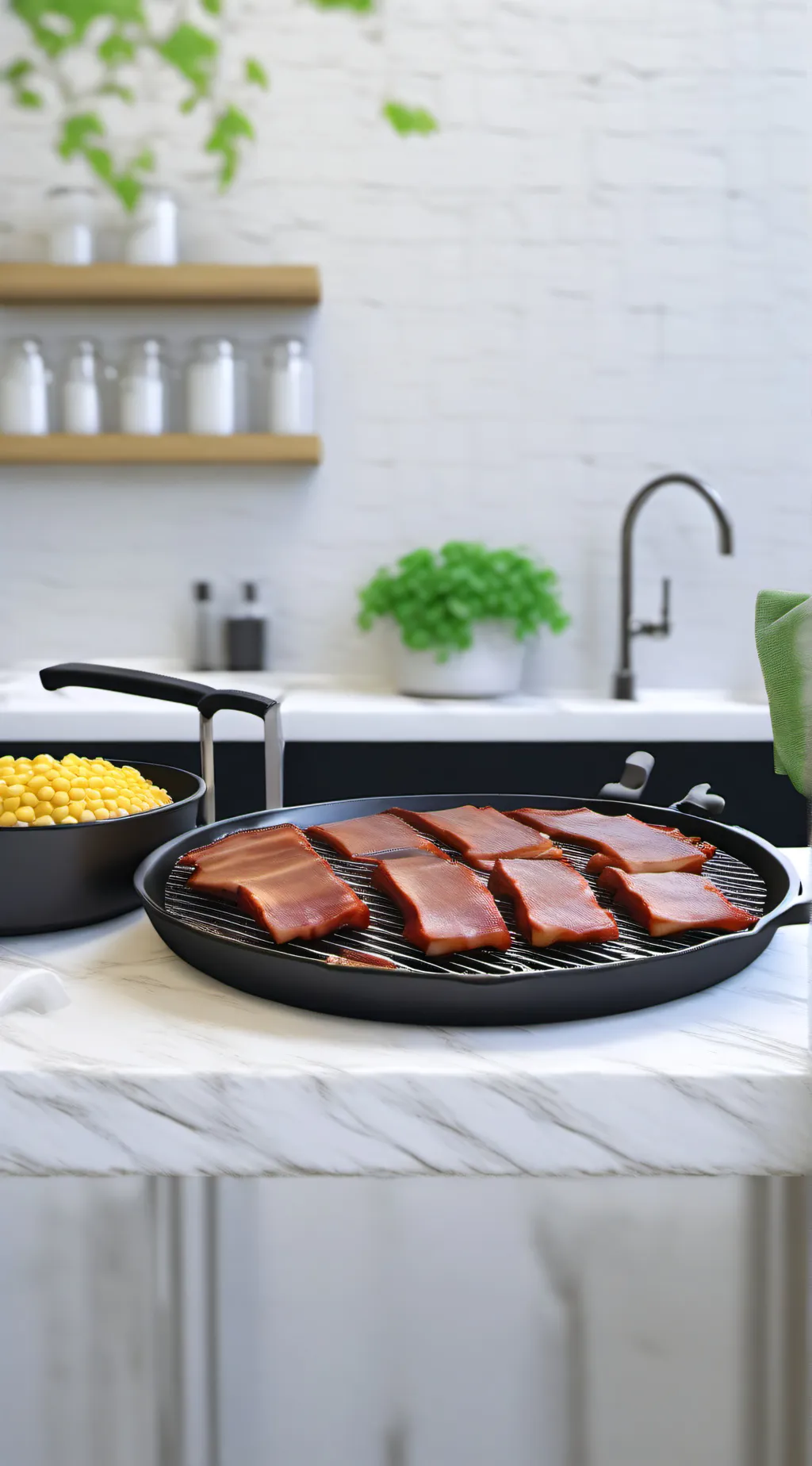 ai character: Bacon background