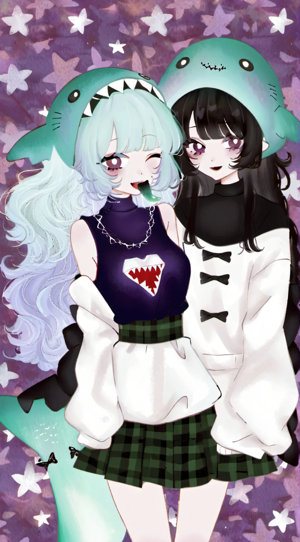 ai character:  Zella and zing! background