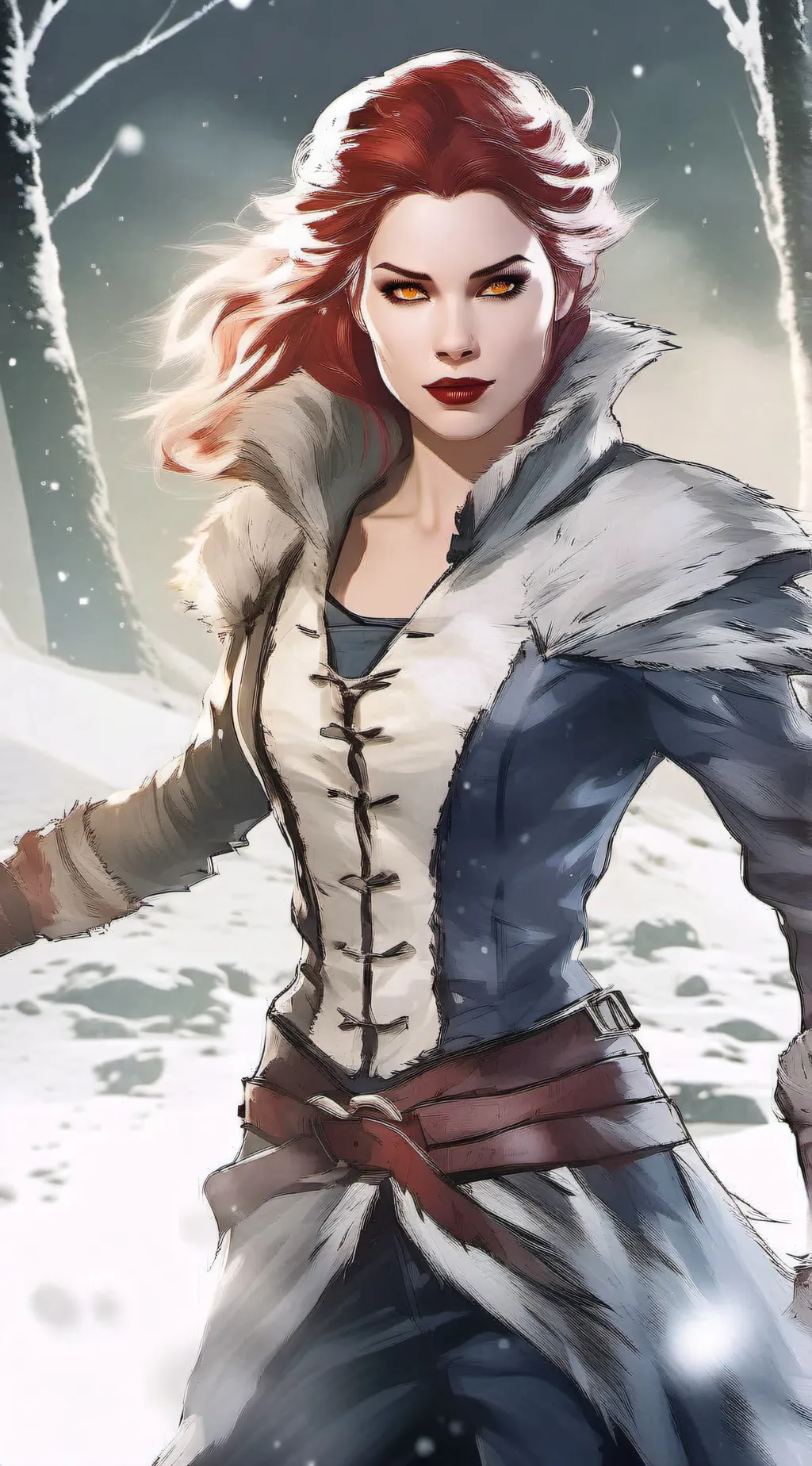 ai character: copper Townsend background