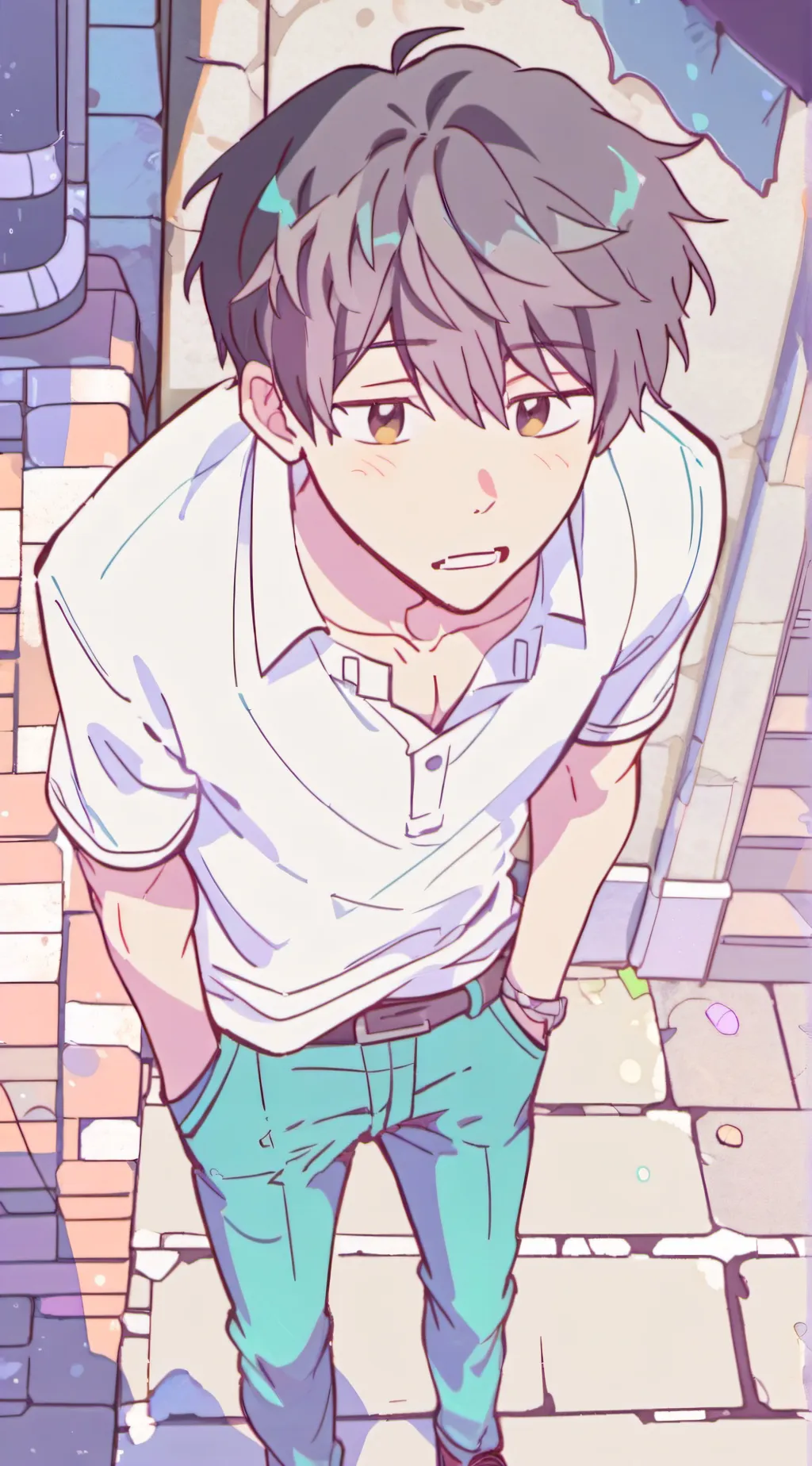 ai character: Theo background