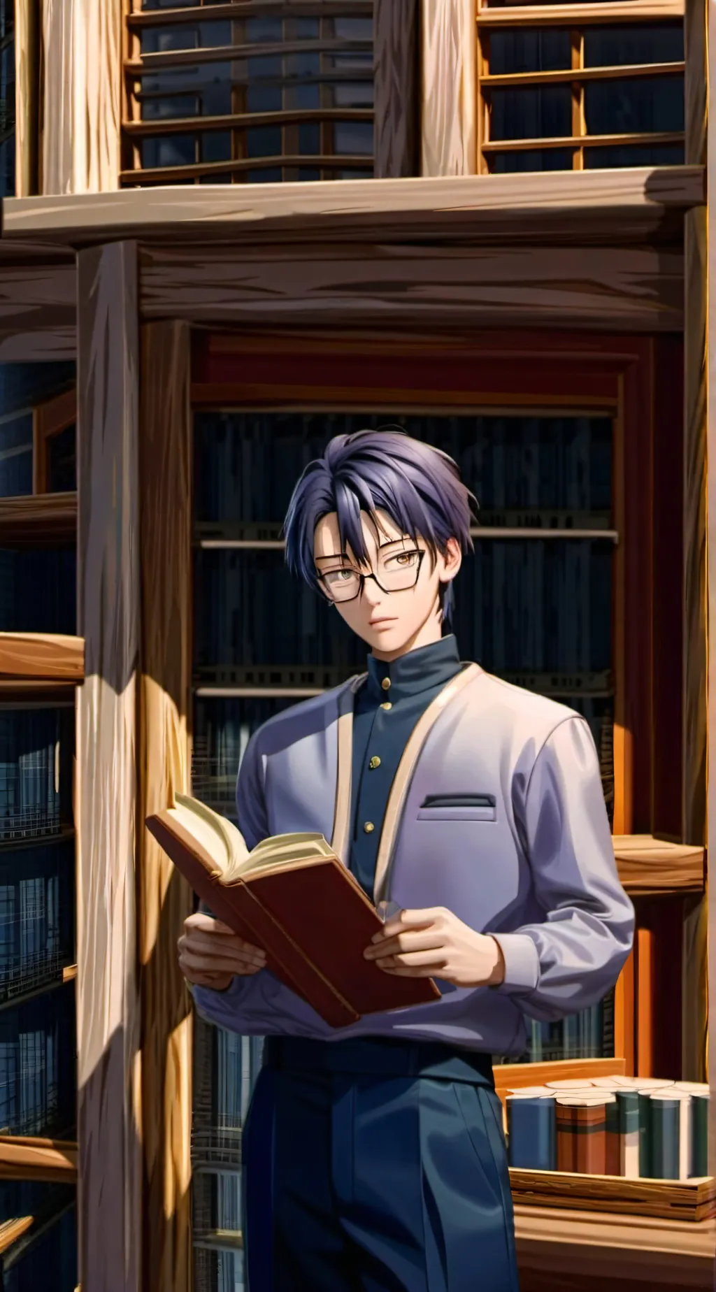 ai character: KIM LUCAS JAS background