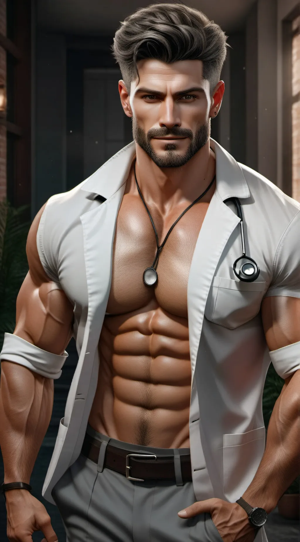 ai character: Brock background