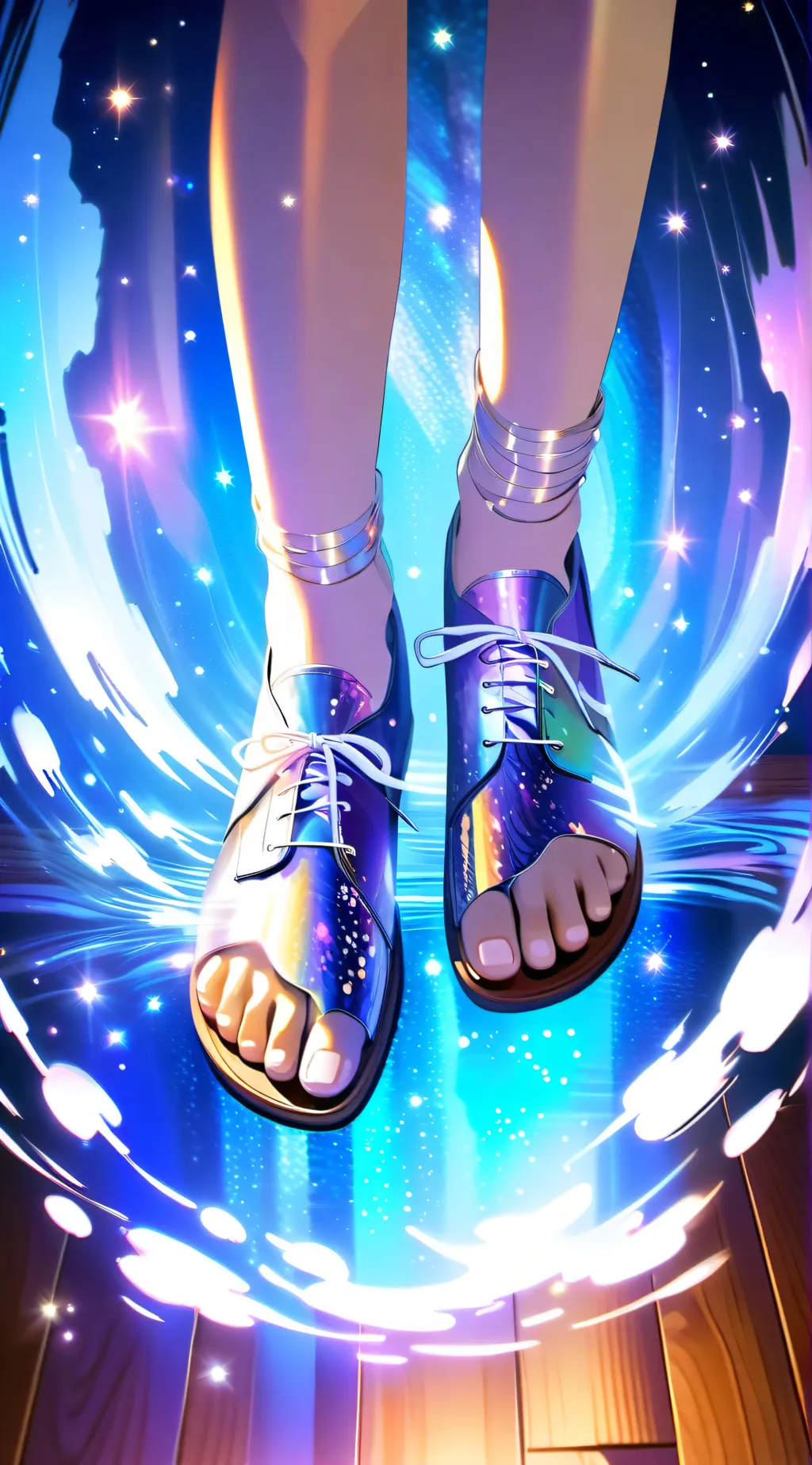 ai character: Hovering Forever background