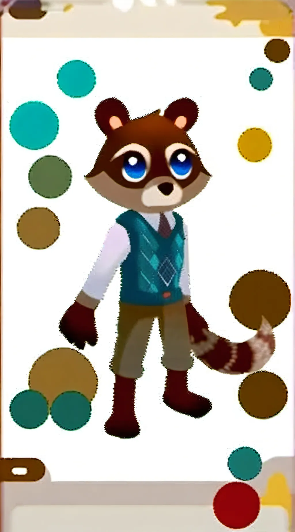ai character: Tom Nook  background