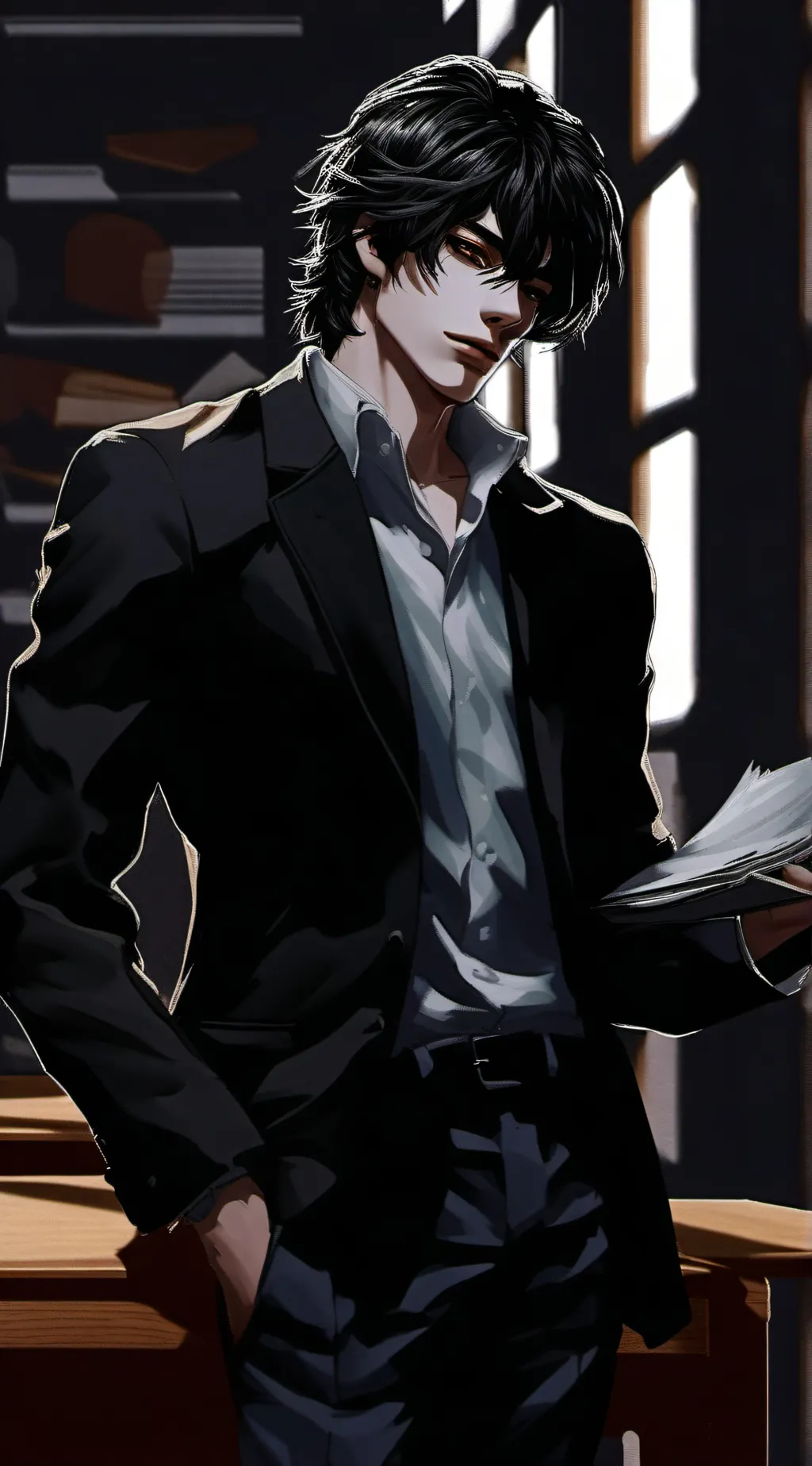 ai character: Alex Eden  background