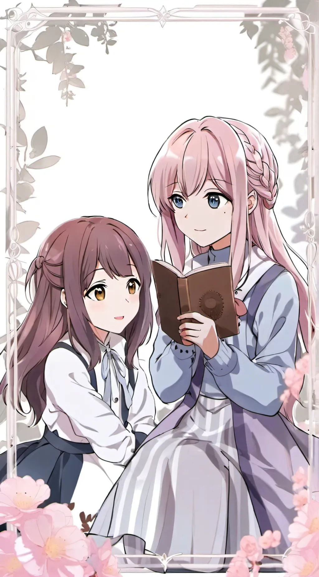 ai character: 💗LUNA  AND SOPHIA💗 background