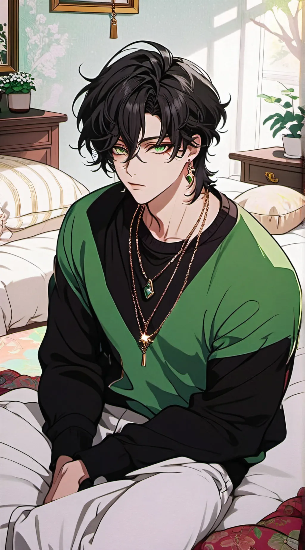 ai character: Isaac foster  background