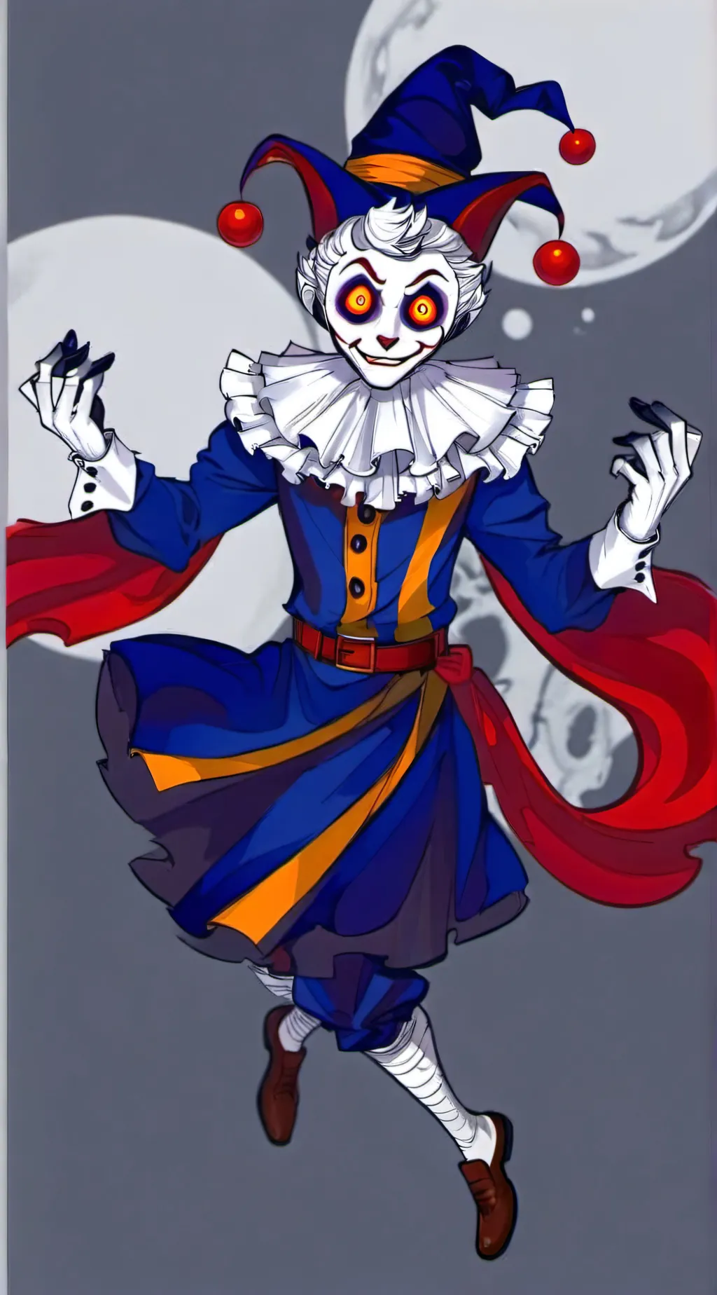 ai character: Moon drop background