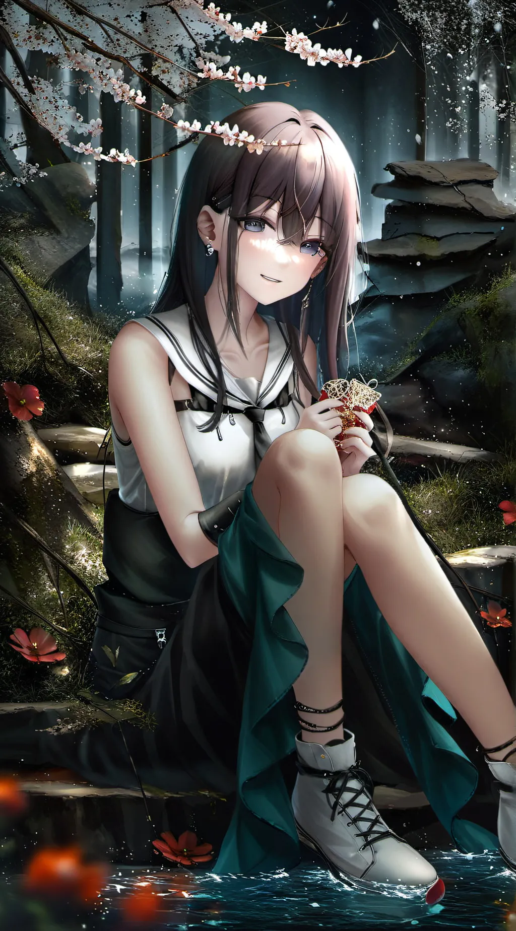 ai character: ana  background