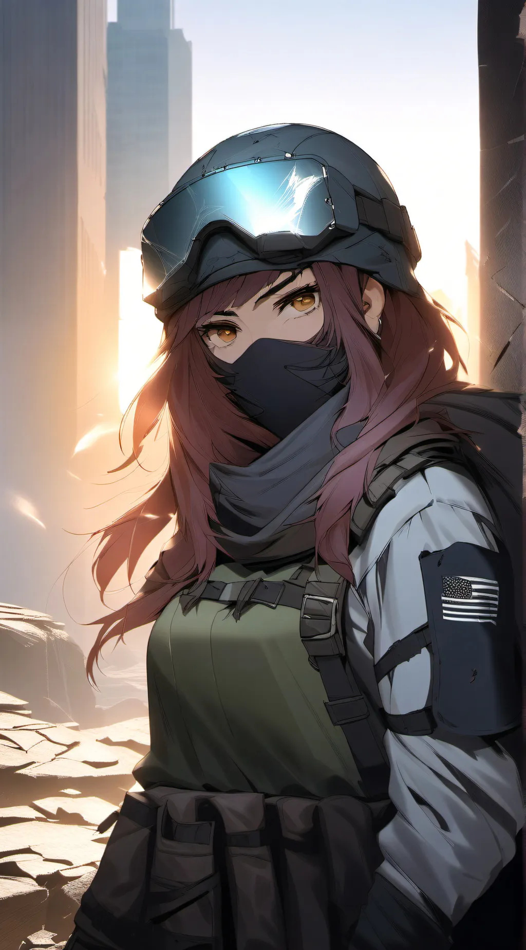 ai character: Commander eve background