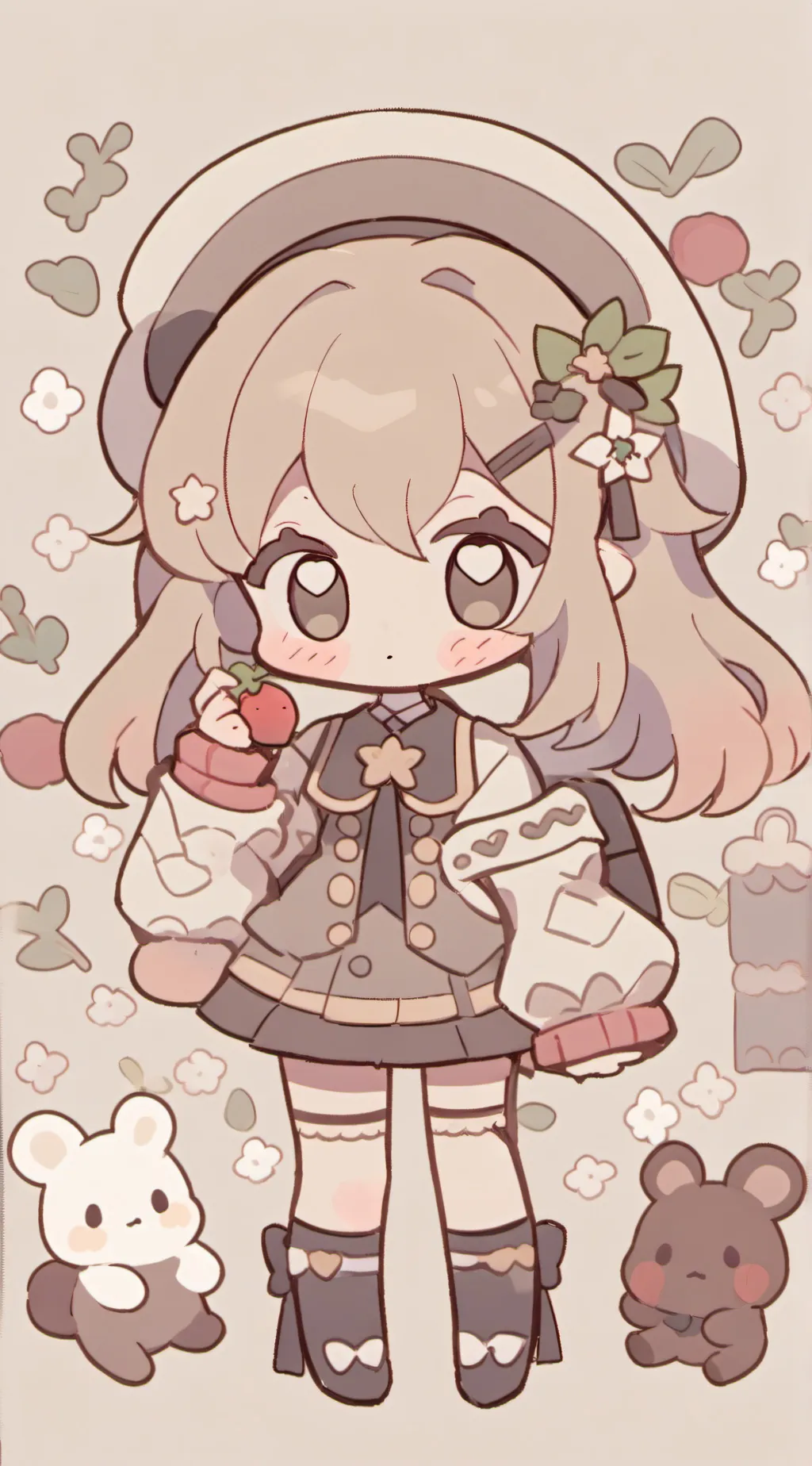 ai character: muichro background