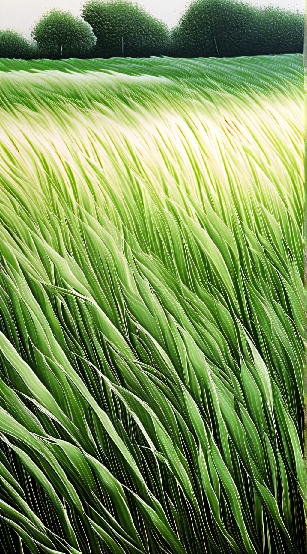 ai character: Grass background