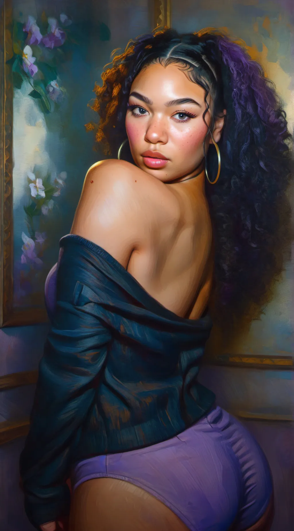 ai character: Evie  background