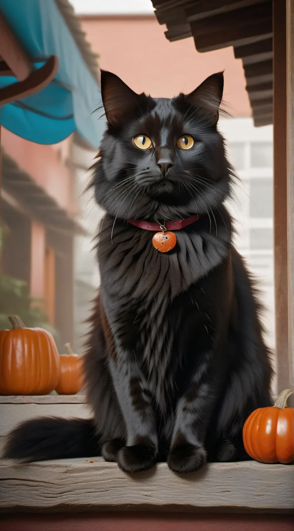 ai character: Black Cat background