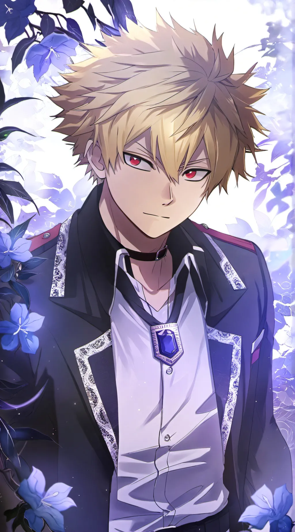 ai character: Mha bakugos death background