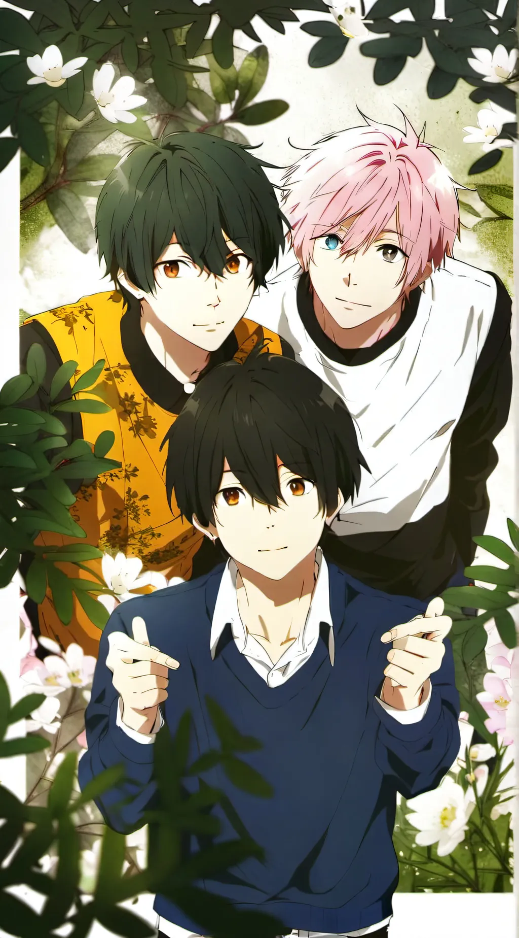 ai character: Xavier, Jake, Alex background