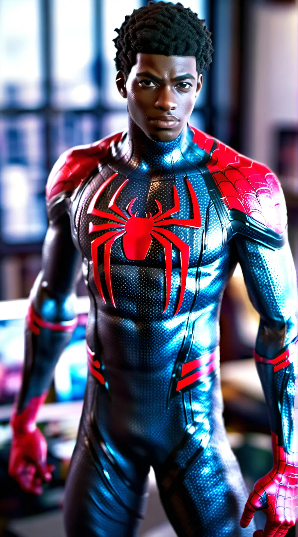 ai character: Miles morales background