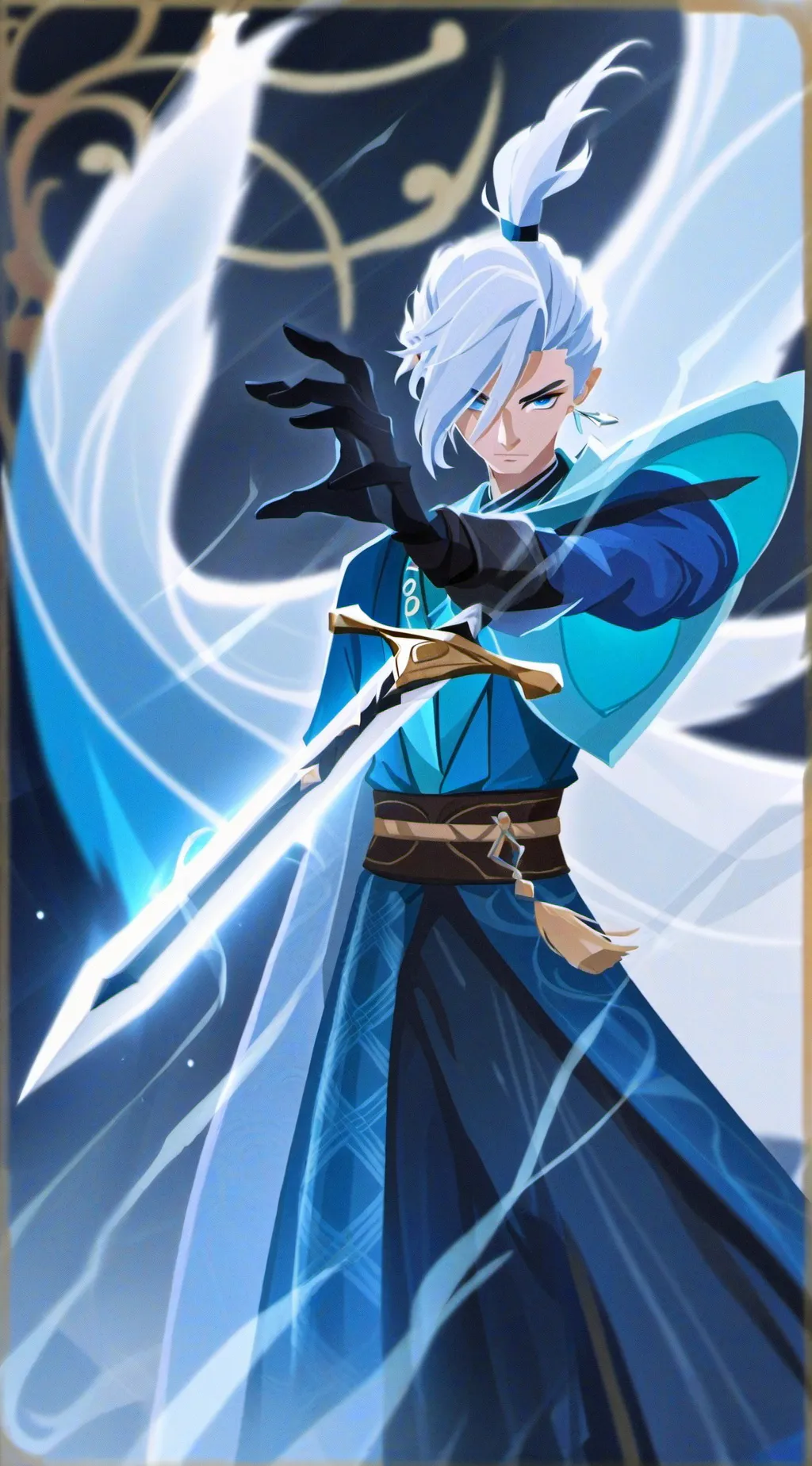 ai character: Zaxk background