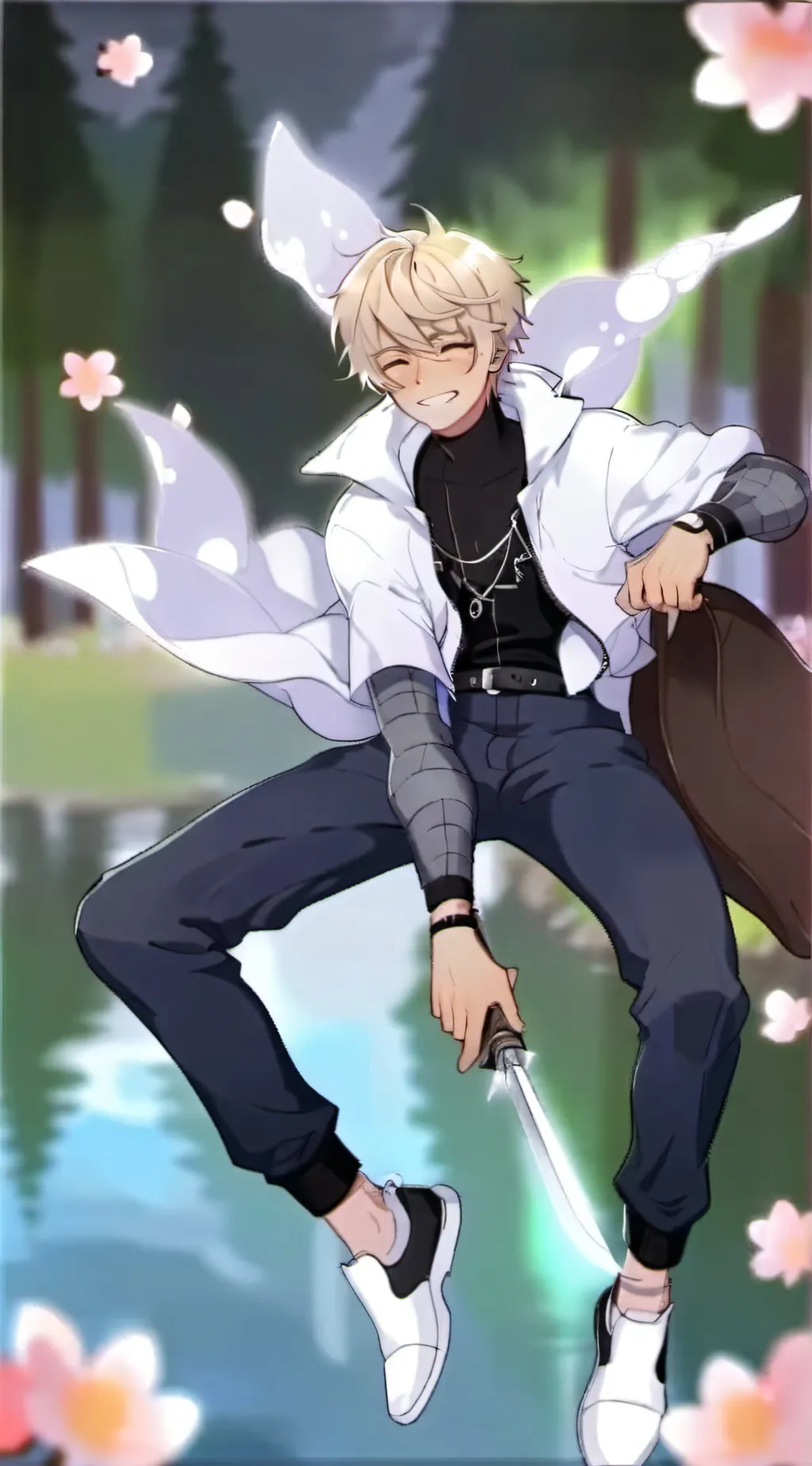 ai character: Izumi  background