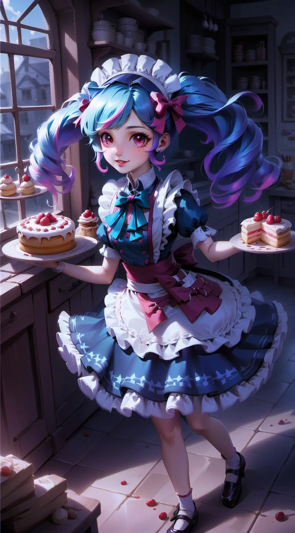 ai character: Petal background