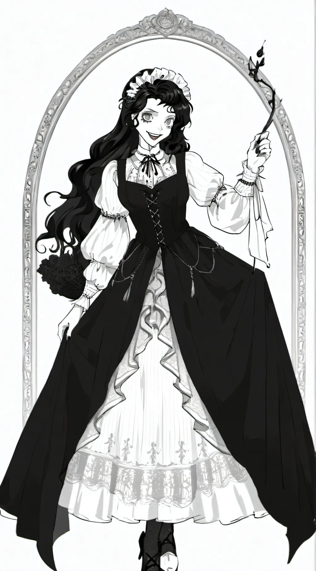 ai character: Laughing Jill  background