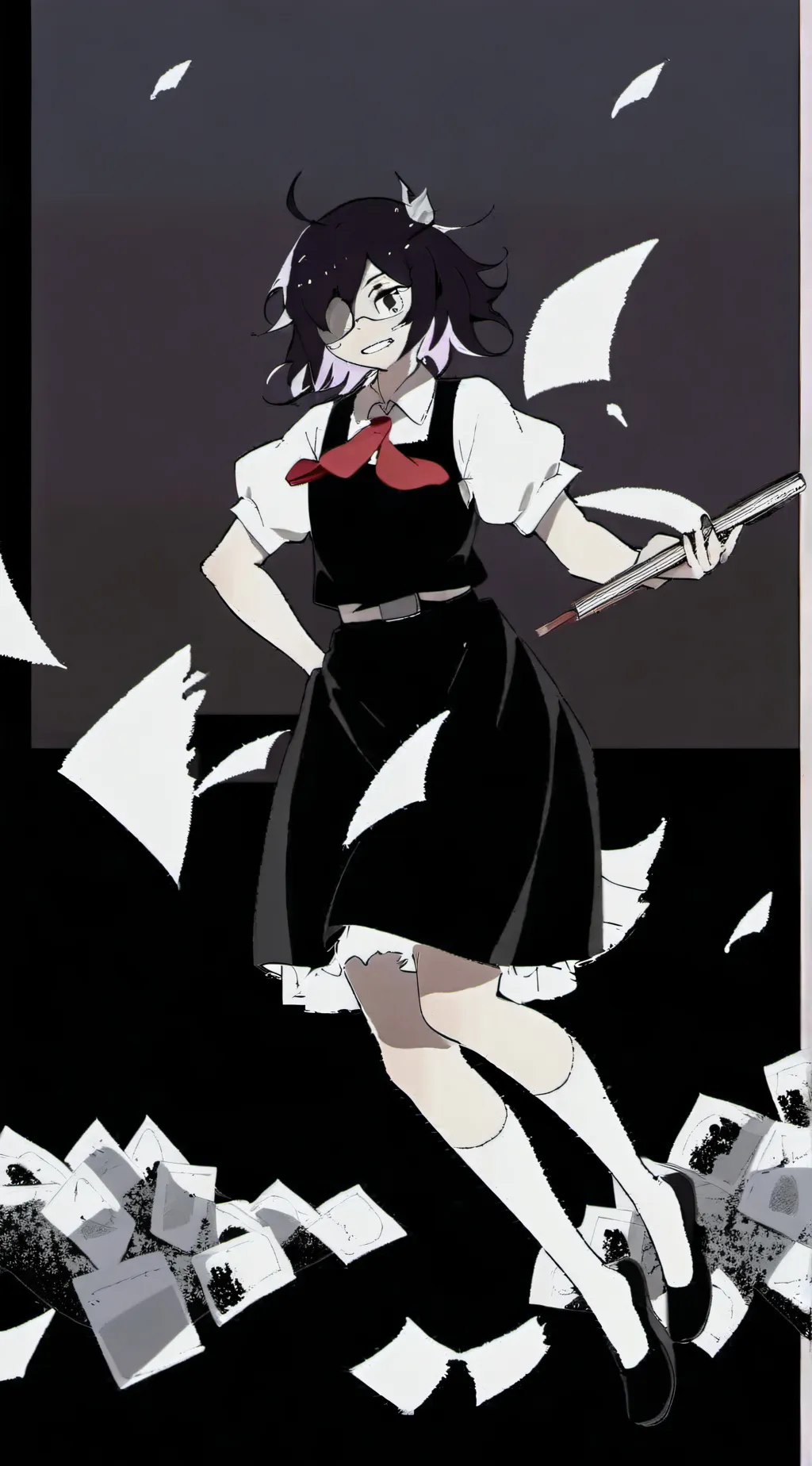 ai character: miss Thavel background